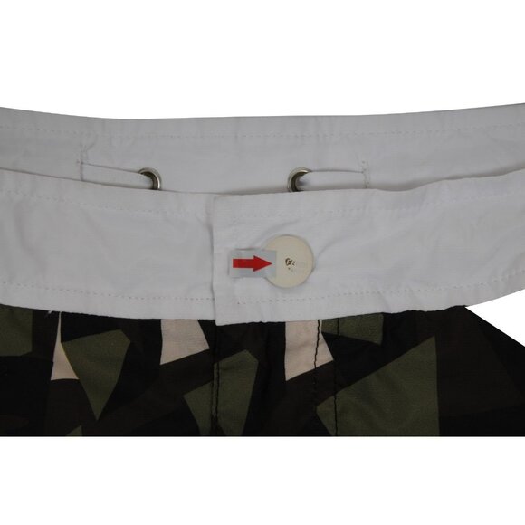 Fendi Mens Big Bugs Boxer Swim Trunks Large IT 52 XL Green Brown Camo Shorts - Picture 4 of 10